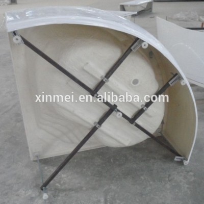 2014 Xuancheng Xinmei Cheap Acrylic Corner Apron Small Corner Bathtub